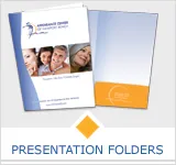 Custom Presentation Folder Printing Services - 1 or 2 Pockets, Gloss or Matte
